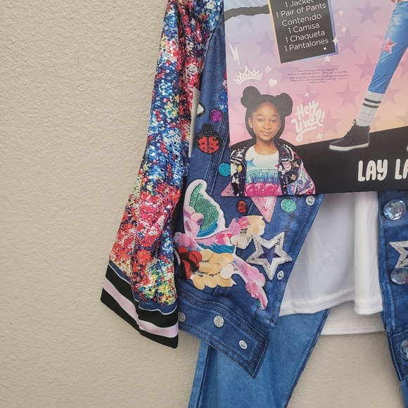 NWT Nickelodeon "That-Girl Lay-Lay" Girl's Halloween Costume 3 Piece S (6-6×) - Picture 4 of 9